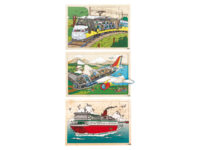 Inkijkpuzzel Voertuigen | Set van 3 stuks